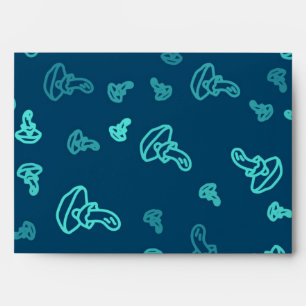 Mushroom pattern envelope