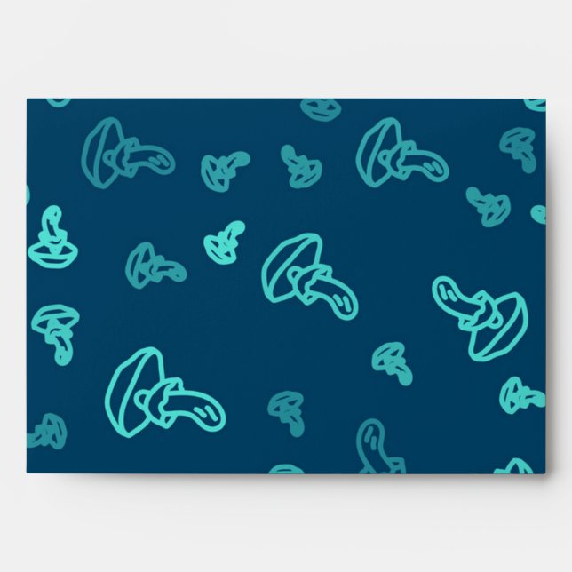 Mushroom pattern envelope (Front)