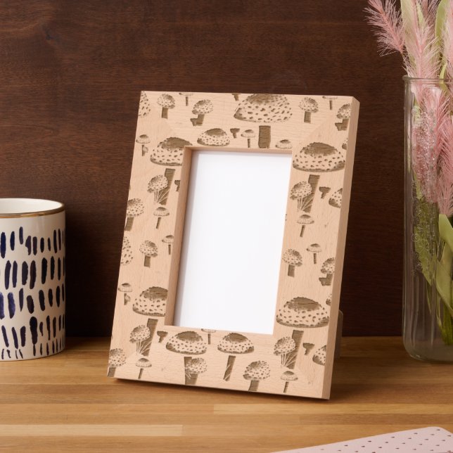 Mushroom Pattern  Etched Frames (Left)