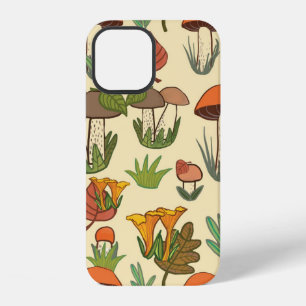 Mushroom pattern. iPhone 12 case