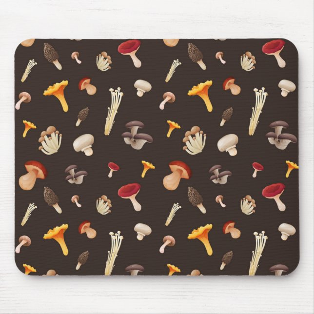 Mushroom pattern mouse mat (Front)