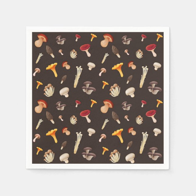 Mushroom pattern napkin (Front)