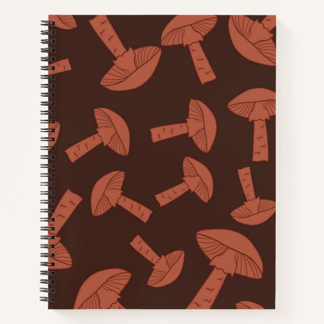 Mushroom pattern notebook (Front)