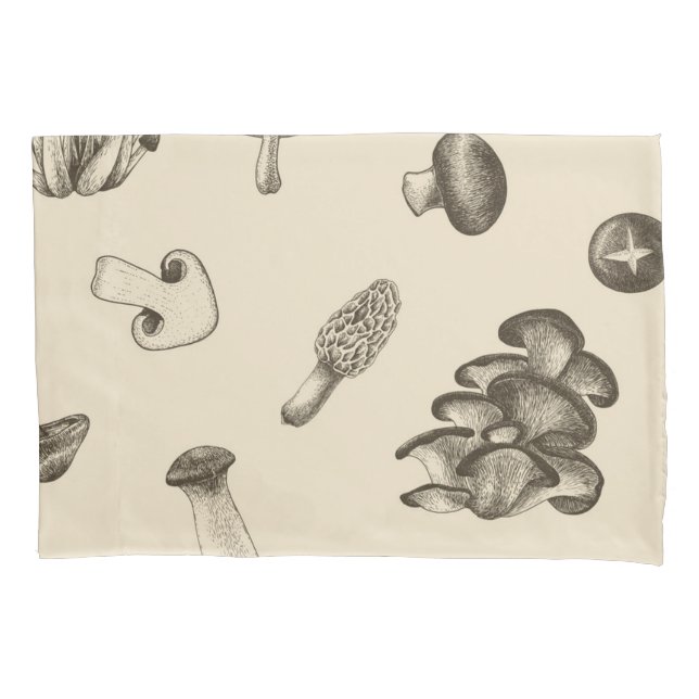Mushroom pattern pillowcase (Front)