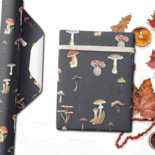 Mushroom Pattern Wrapping Paper (Creator Uploaded)