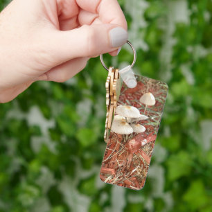 Mushroom Photo Keychain