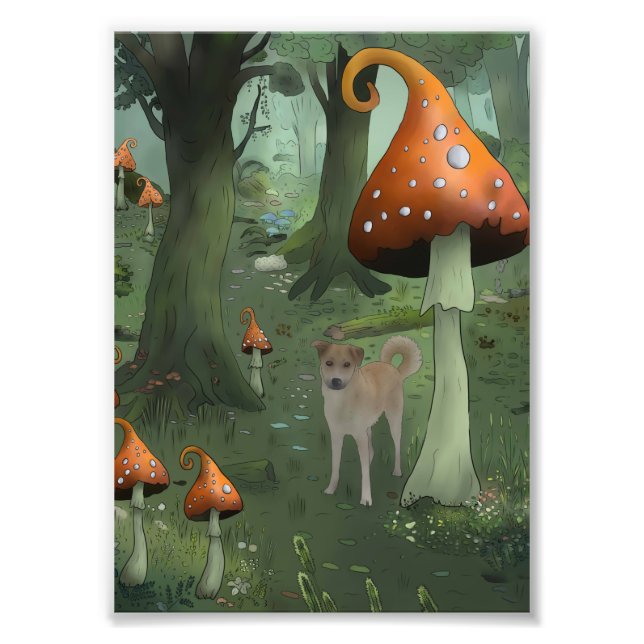 mushroom photo print (Front)