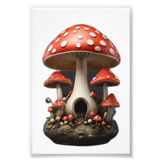 Mushroom  photo print (Front)
