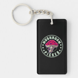 Mushroom Picker Key Ring