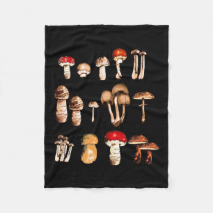 Mushroom Picker Life Fleece Blanket