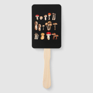 Mushroom Picker Life Hand Fan