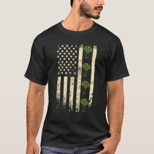 Mushroom Picker Usa Us Mushroom 2 T-Shirt