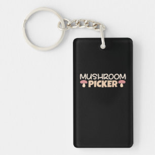 Mushroom Pickers Key Ring