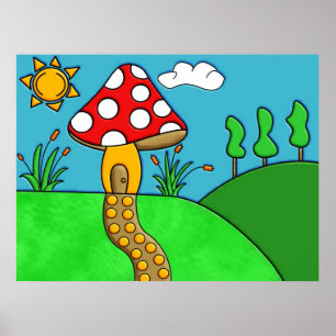 Mushroom Poster