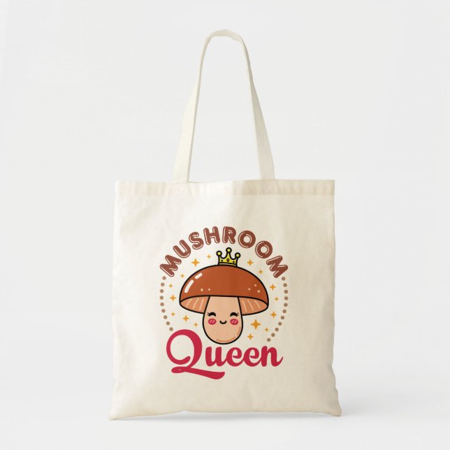 Mushroom Queen Tote Bag (Front)