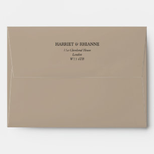 Mushroom Return Address Invitation Envelopes