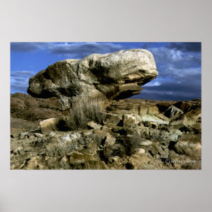 Mushroom Rock Colour Photo Poster