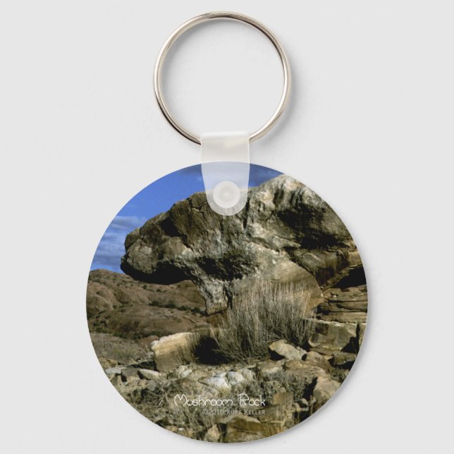 Mushroom Rock Key Ring (Front)