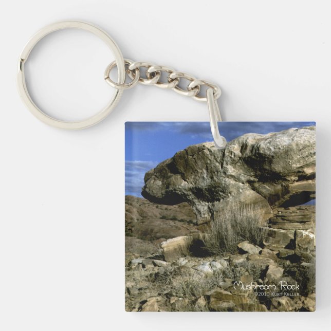 Mushroom Rock Key Ring (Front)