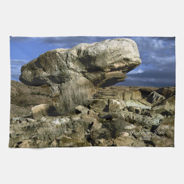 Mushroom Rock Tea Towel (Horizontal)