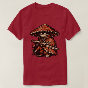 Mushroom Ronin — Funny Fungi Wandering Samurai T-Shirt