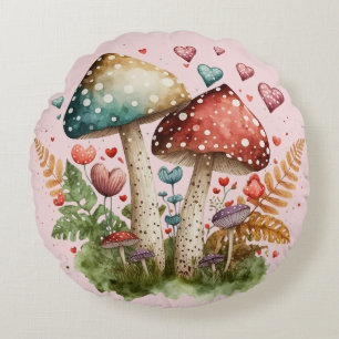 Mushroom  round cushion