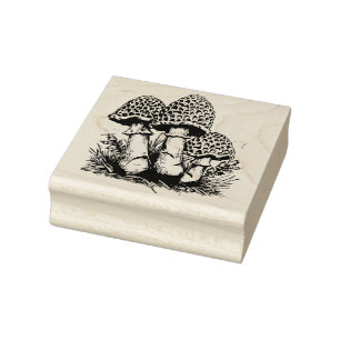 Mushroom Rubber Stamp