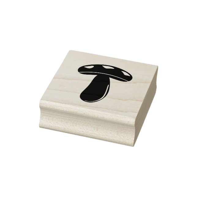 Mushroom Rubber Stamp, woodland rubber stamp (Stamp)
