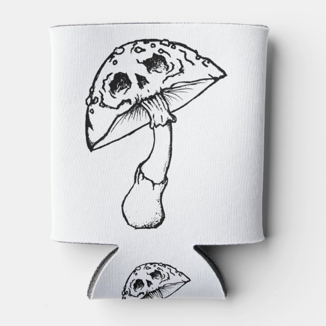 mushroom skull can cooler (Front)