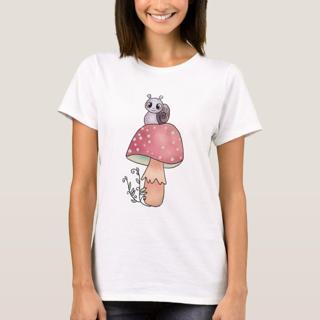 mushroom snail T-Shirt (Front)