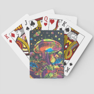 Mushroom Space Playing Cards