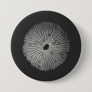 Mushroom spore 7.5 cm round badge