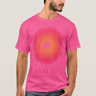 Mushroom Spore Print Level Up Psychedelic Mycology T-Shirt