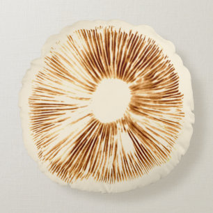 Mushroom spore print pillow
