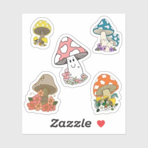 Mushroom Sticker Set 