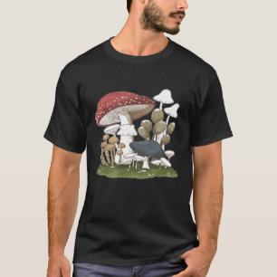 Mushroom T-Shirt Mycology Fungi Foraging Mushroom