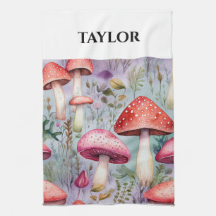  Mushroom  Tea Towel