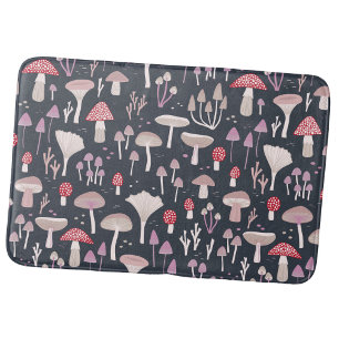 Mushroom Toadstool Fungi Bath Mat