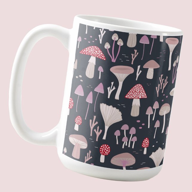 Mushroom Toadstool Fungi Coffee Mug (Mushroom toadstool and fungi coffee mug)