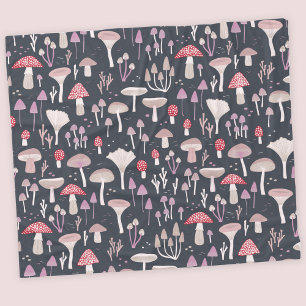 Mushroom Toadstool Fungi Fleece Blanket