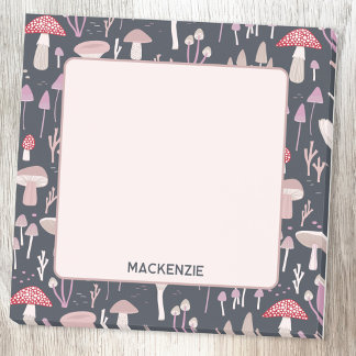 Mushroom Toadstool Fungi Personalised Post-it Notes