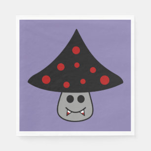 Mushroom Vampire Paper Napkins