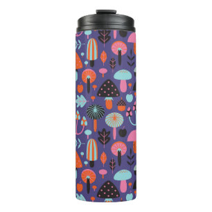 Mushroom Variety: Vintage Illustration Thermal Tumbler