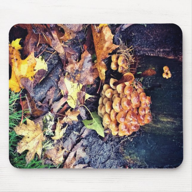 Mushroom Village Mouse Mat (Front)