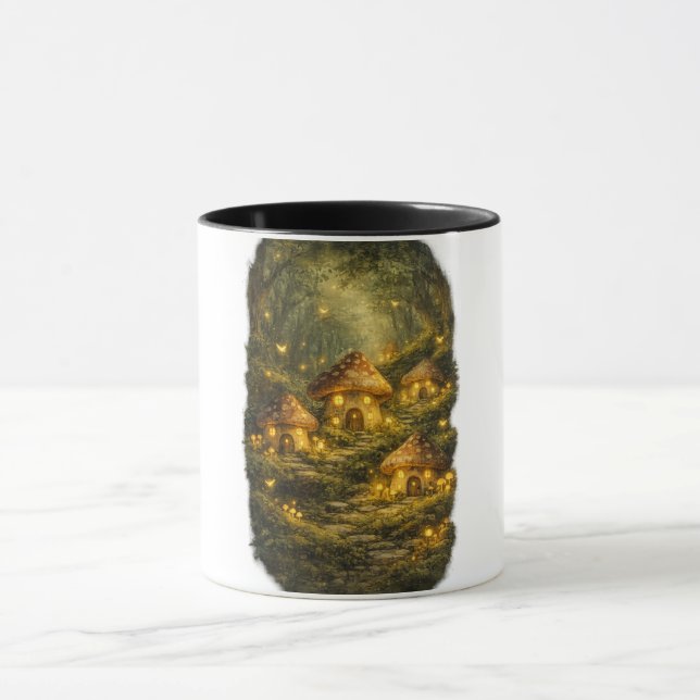 Mushroom Village  Mug (Center)