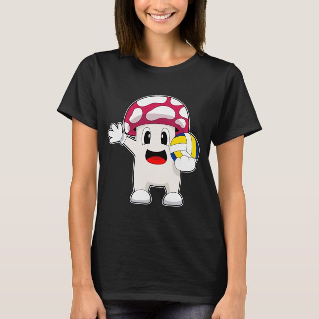 Mushroom Volleyball T-Shirt (Front)