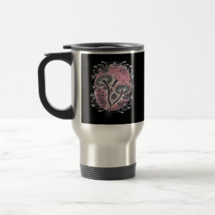 Mushroom Whimsigoth Art Design Classic Travel Mug