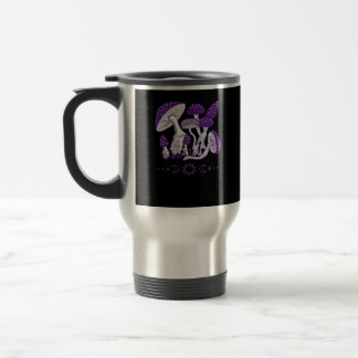 Mushroom Whimsigoth Vibes Travel Mug