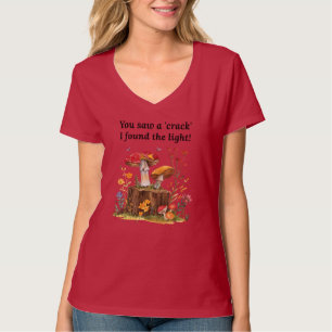 Mushroom & Wildflower, Nature Lover Inspirational  T-Shirt