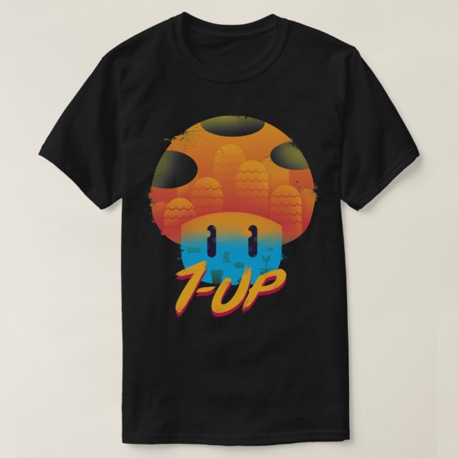 Mushroom World Adventure  T-Shirt (Design Front)